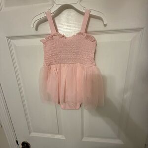 First Impressions Pink Tulle One Piece